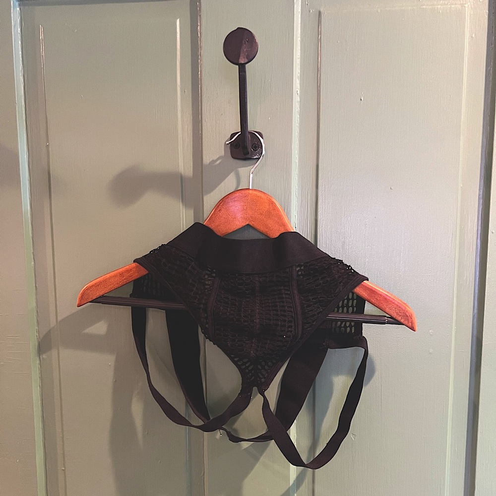 ASOS Black mesh jock size XL